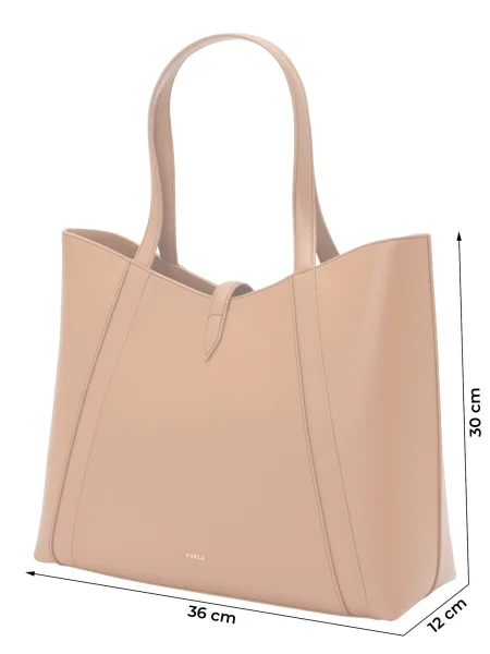 FURLA Nakupovalna torba Goccia konjak rjava