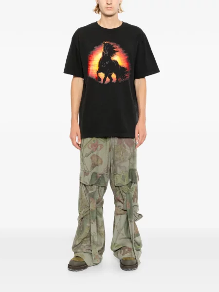 Tricou Melt cu imagine negru