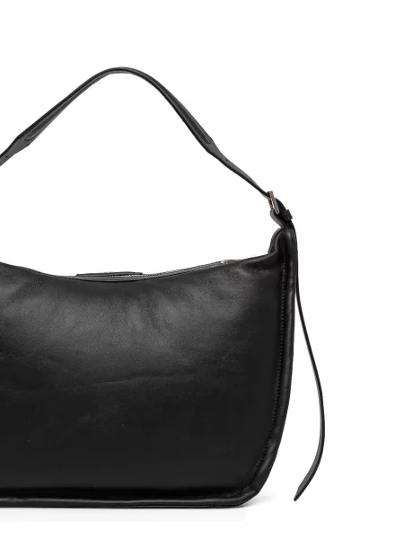 Top Guess din piele negru
