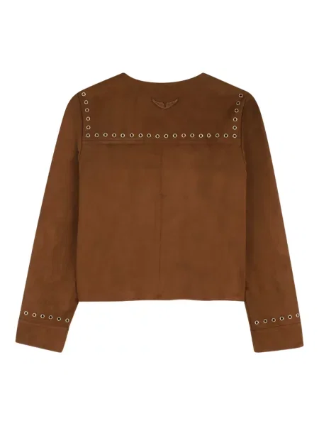 Яке Zadig & Voltaire кафяво