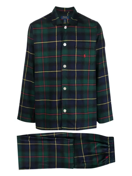 Rastezanje polo majica Polo Ralph Lauren karirana s printom ružičasta