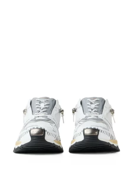 Sneakerși Versace din piele alb