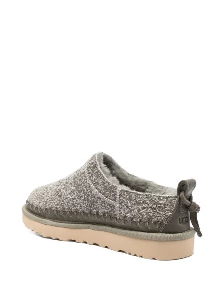 Papuci tip mules Ugg fără toc verde