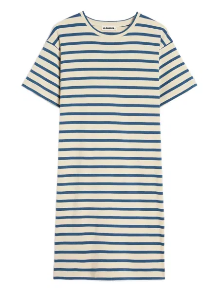 Rochie Jil Sander cu dungi de costum