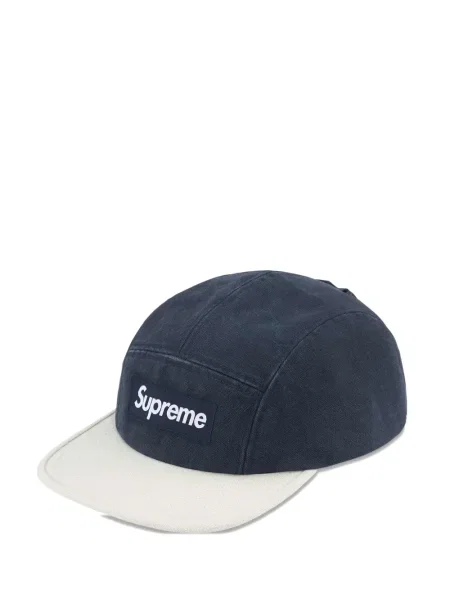 Шапка с козирки Supreme синьо