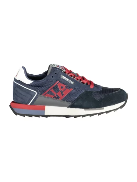 Sneakersy Napapijri skórzane niebieskie
