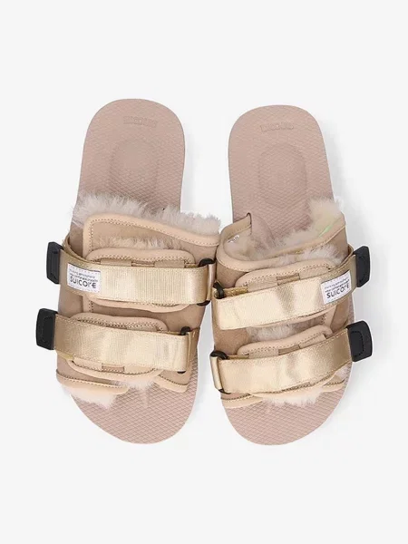 Шлепанцы Suicoke бежевые