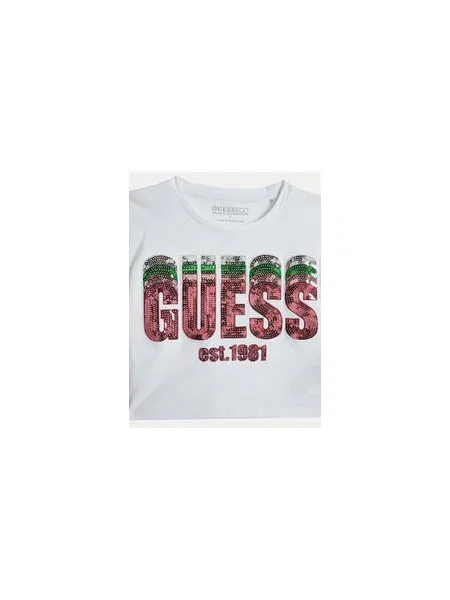 Guess Póló Regular Fit fehér