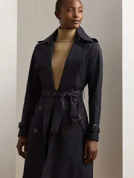 Тренч Lauren Ralph Lauren синий