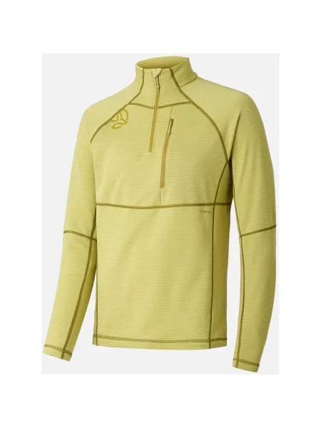 Bluza polarowa Ternua Momhill Half Zip żółto-limonkowa XL żółta