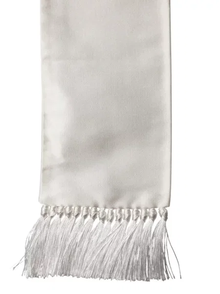 Jedwabna szal Dolce And Gabbana z frędzli