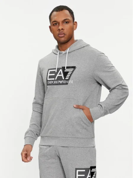 Суитшърт Emporio Armani Felpa Medium Grey Melange S сиво