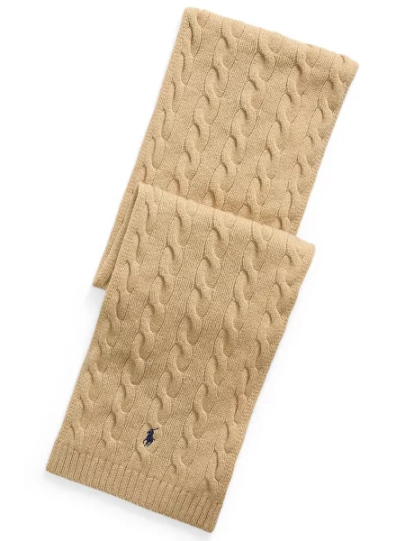 Fular Polo Ralph Lauren de lână maro