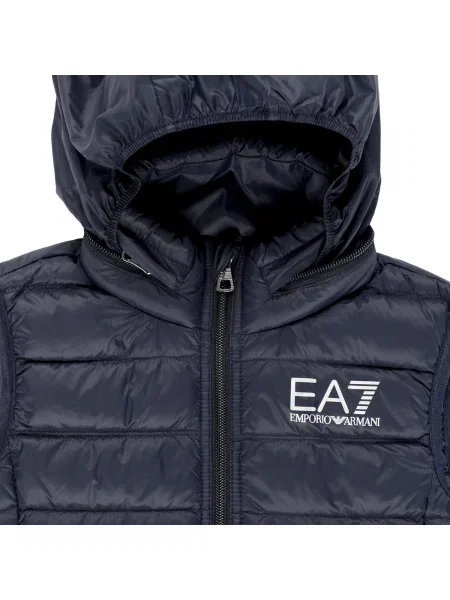 Geacă copii Emporio Armani Ea7 albastru