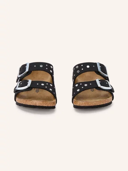 Birkenstock Klapki Arizona Rivets Z Nitami schwarz czarne