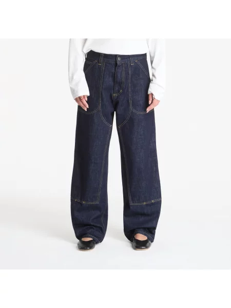 Džíny Carhartt WIP Oakland Pant UNISEX Blue Rinsed L modré