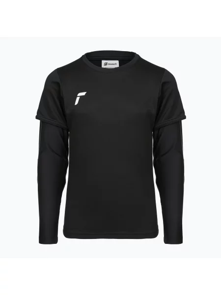 Детска вратарска тениска Reusch Goalkeeping Jersey Padded Junior black/silver черно