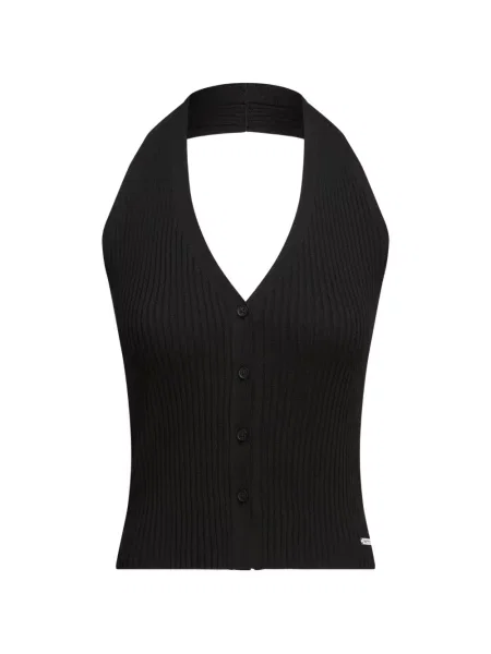 Top Karl Lagerfeld Jeans tricotate negru