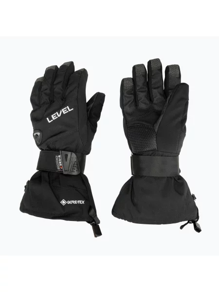 Férfi Level Half Pipe sí kesztyű Gore-Tex fekete. Méret: 9 fekete