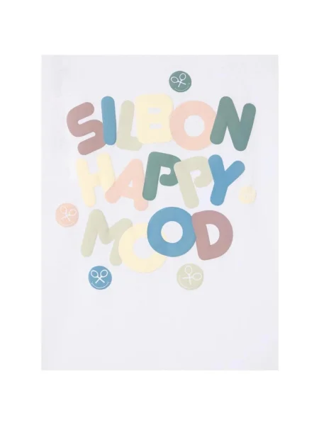 Tricou copii Silbon alb