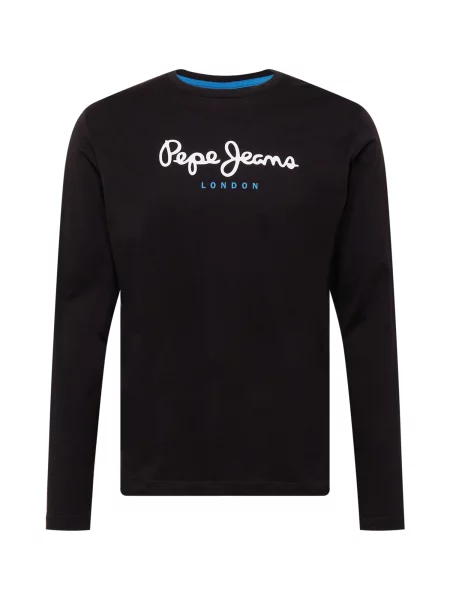 Tricou Pepe Jeans lung negru