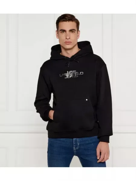 Karl Lagerfeld Jeans Hanorac negru