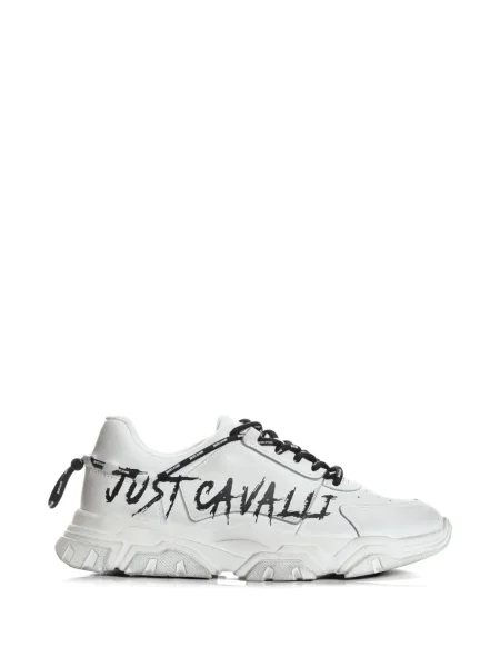 Sneakerși Just Cavalli alb