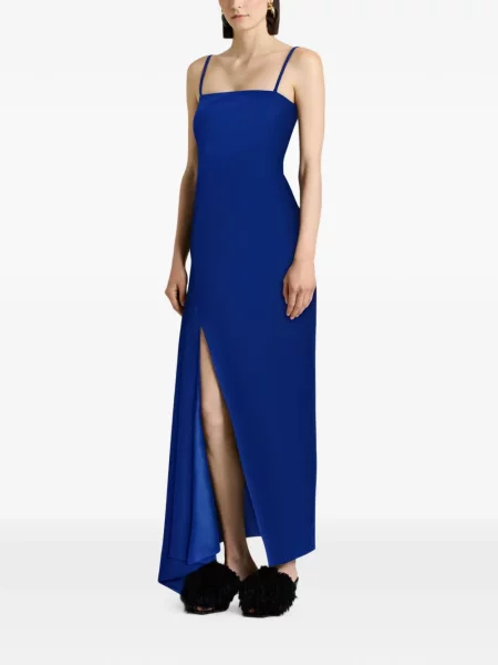 Lung rochie Givenchy de catifea albastru