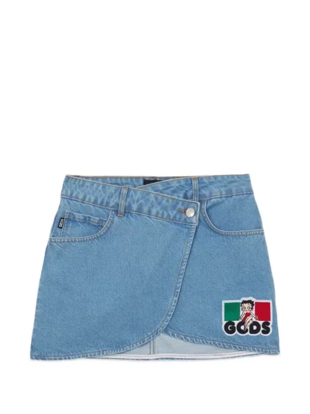 Fusta mini Gcds albastru