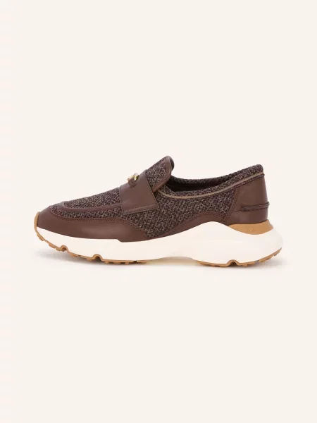 Tod's Nazouvací Tenisky hnědá béžová