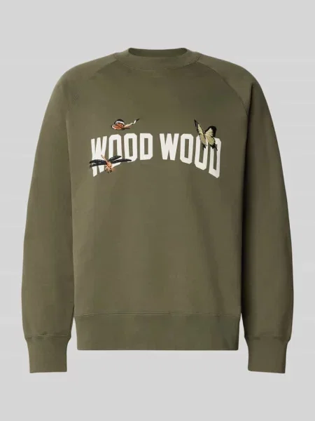 Bluza z wyhaftowanym motywem model ‘Hester’ Wood Wood
