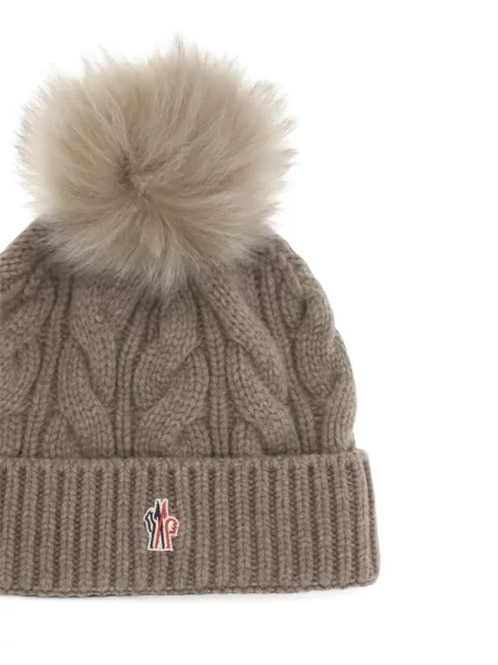Căciulă Moncler Grenoble tricotate cu pompoane