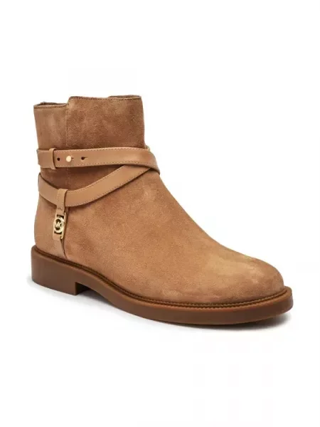 Michael Kors De piele botine ABIGAIL maro