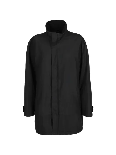 Palton Corneliani cu un singur rând de nasturi negru