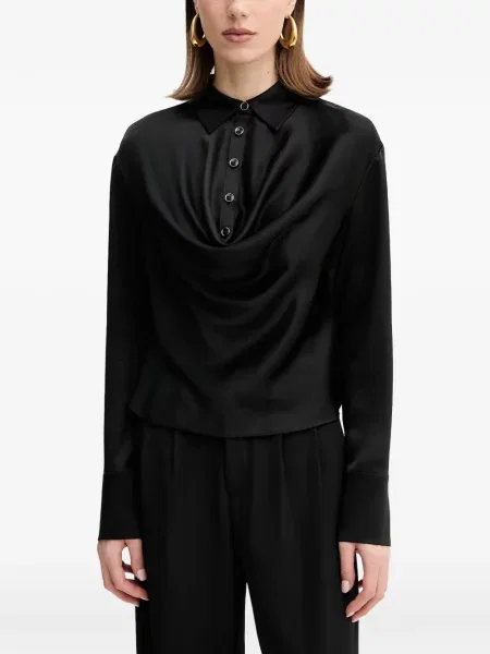 Gulerat bluză Guess negru