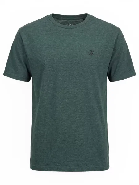 Volcom Tricou Circle Blanks petrol verde