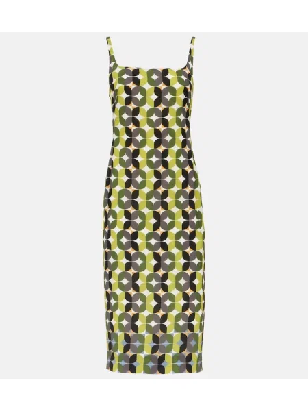 Rochie midi Dries Van Noten cu imagine până la genunchi de costum