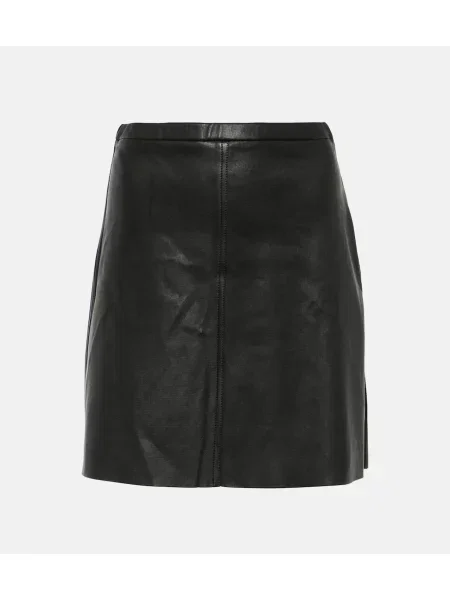 Fustă din piele Stouls negru