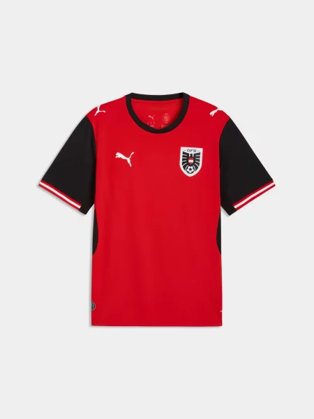 Спортивна футболка PUMA Öfb Home Jersey Replica комбінований верх червоний