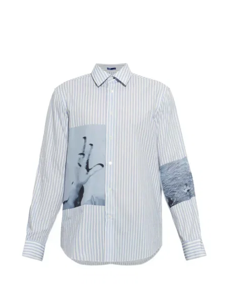 Cămașă Paul Smith cu imagine alb