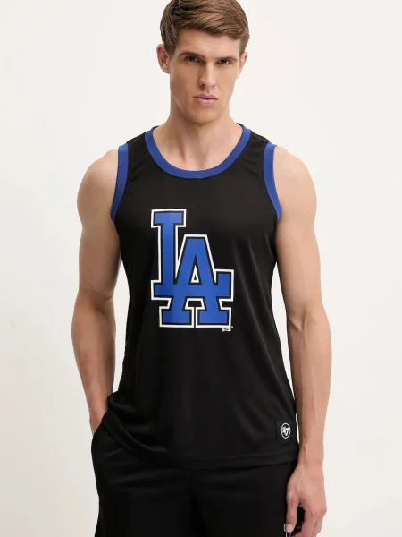 Majica kratkih rukava 47 brand MLB LA Dodgers crna