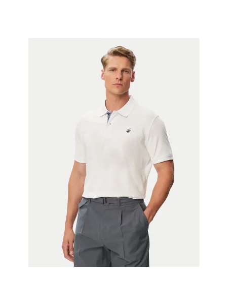 Beverly Hills Polo Club Polo Regular Fit λευκό