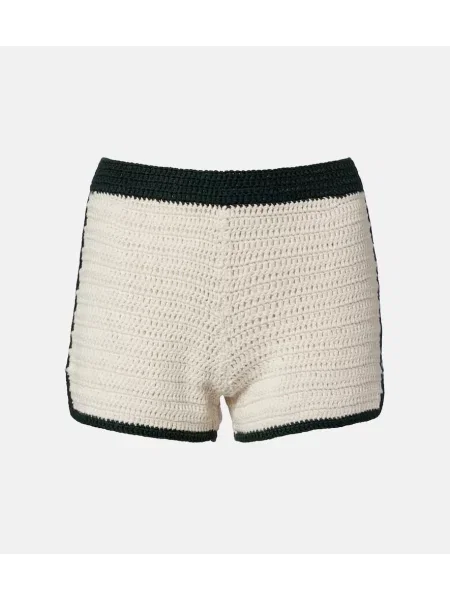 Croșetat pantaloni scurți The Upside alb