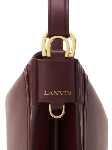 Geanta de piele Lanvin din piele roșu