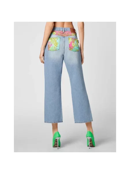 Spodnie Philipp Plein niebieskie