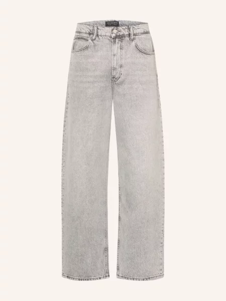 Allsaints Jeansy Rivet O Kroju Regular Fit grau szare