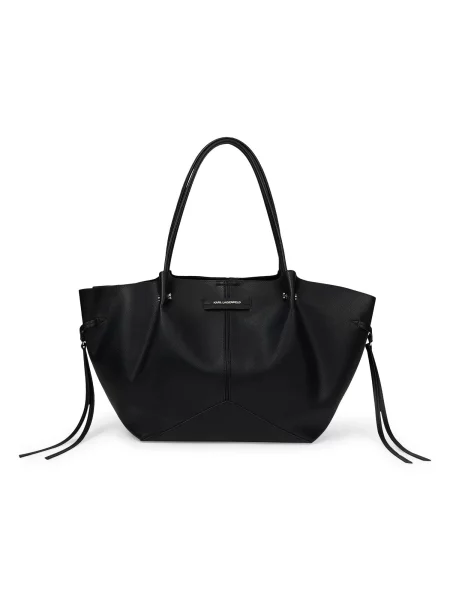 Karl Lagerfeld geantă tote pentru femei cu imitație de piele negru