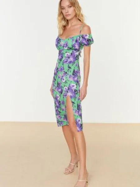 Rochie de seară Trendyol gri