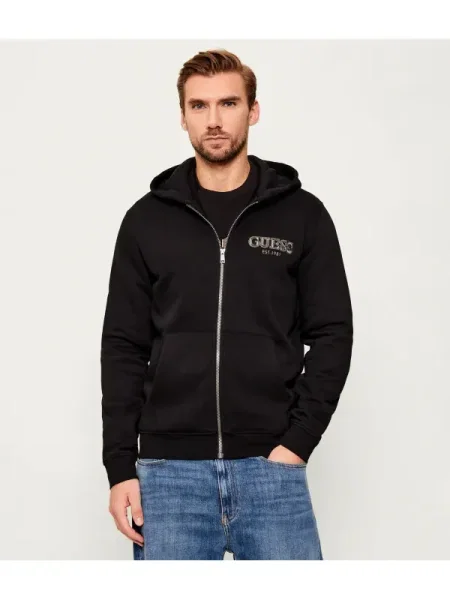 GUESS Hanorac negru