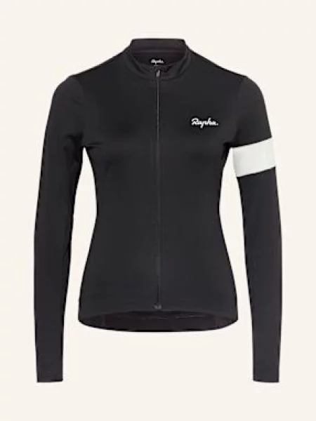 Rapha Koszulka Kolarska Core Thermal Long schwarz biała